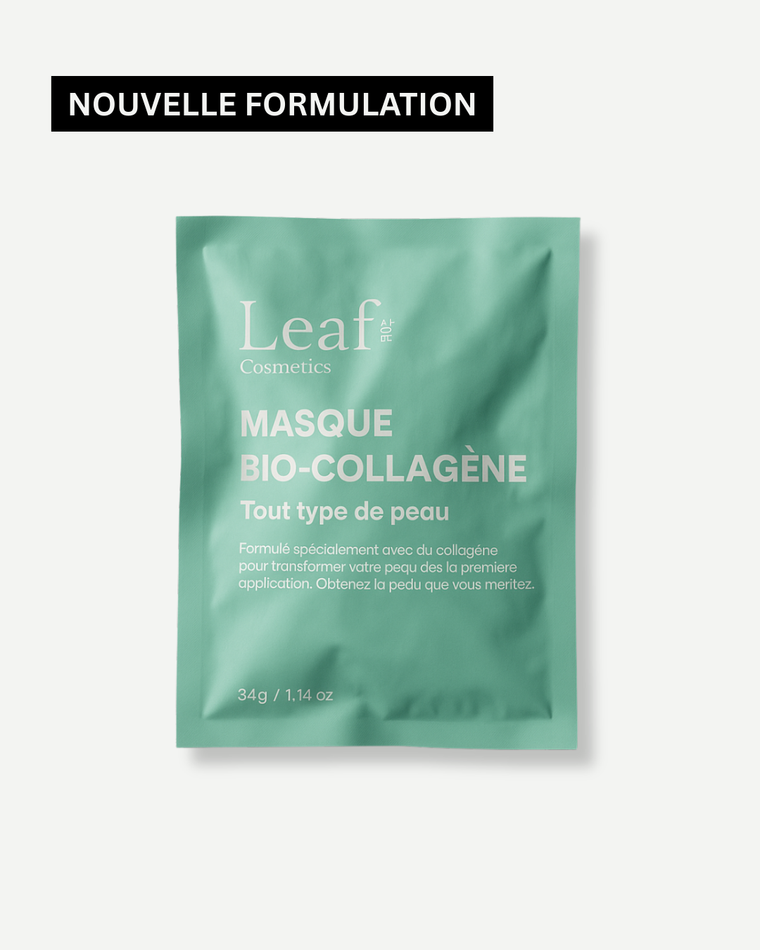 Masque Rides et Fermeté : Collagène Végétal, Acide Hyalu, Niacinamide