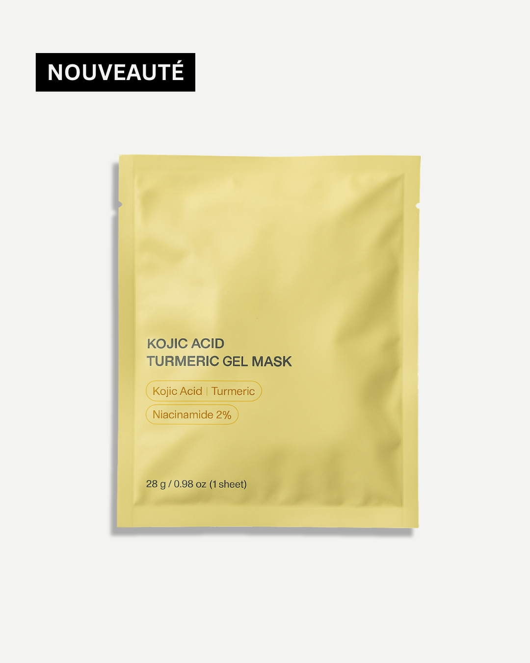 Masque Anti-Tâches & Éclat : Curcuma, Acide Kojic, Collagène