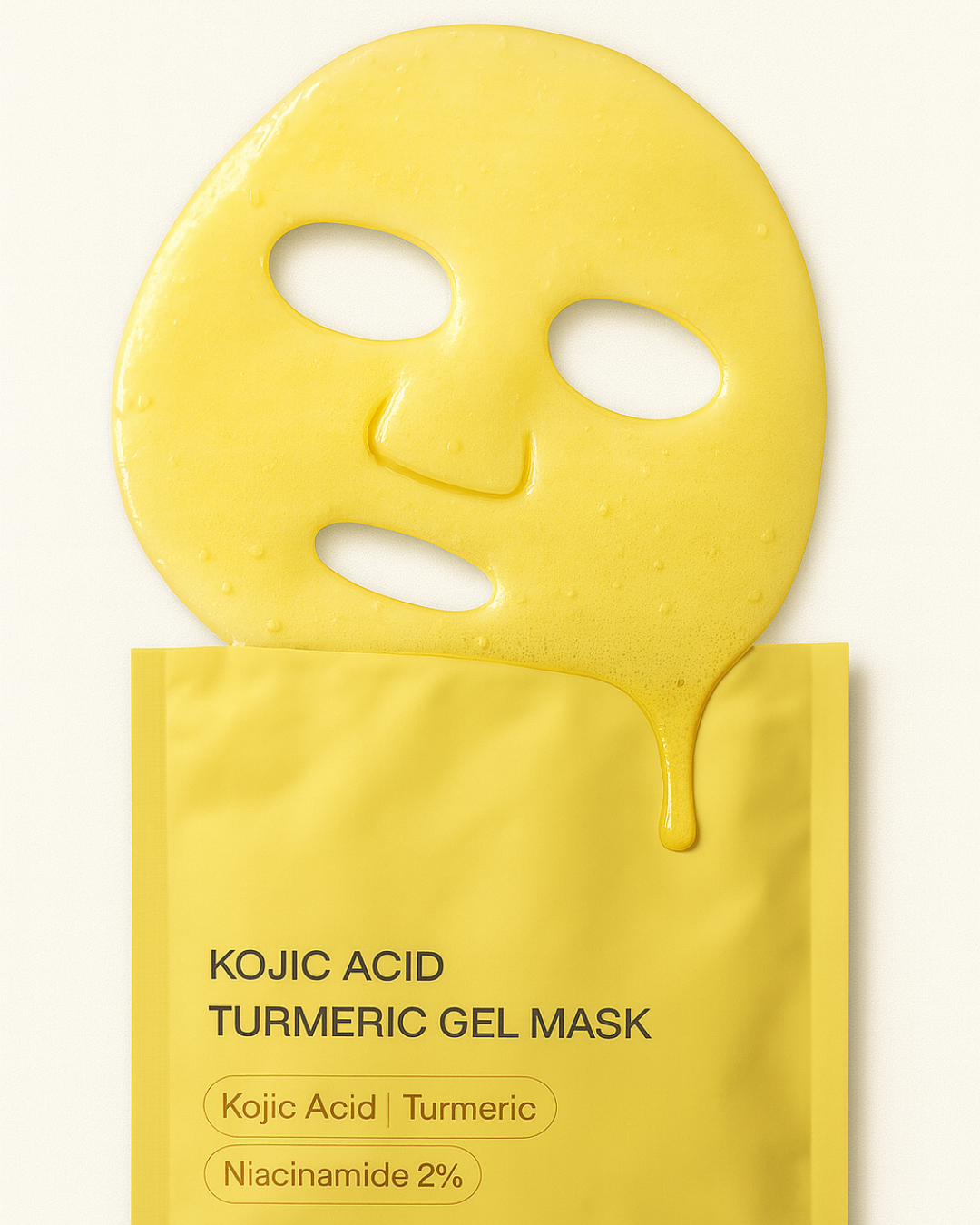 Masque Anti-Tâches & Éclat : Curcuma, Acide Kojic, Collagène